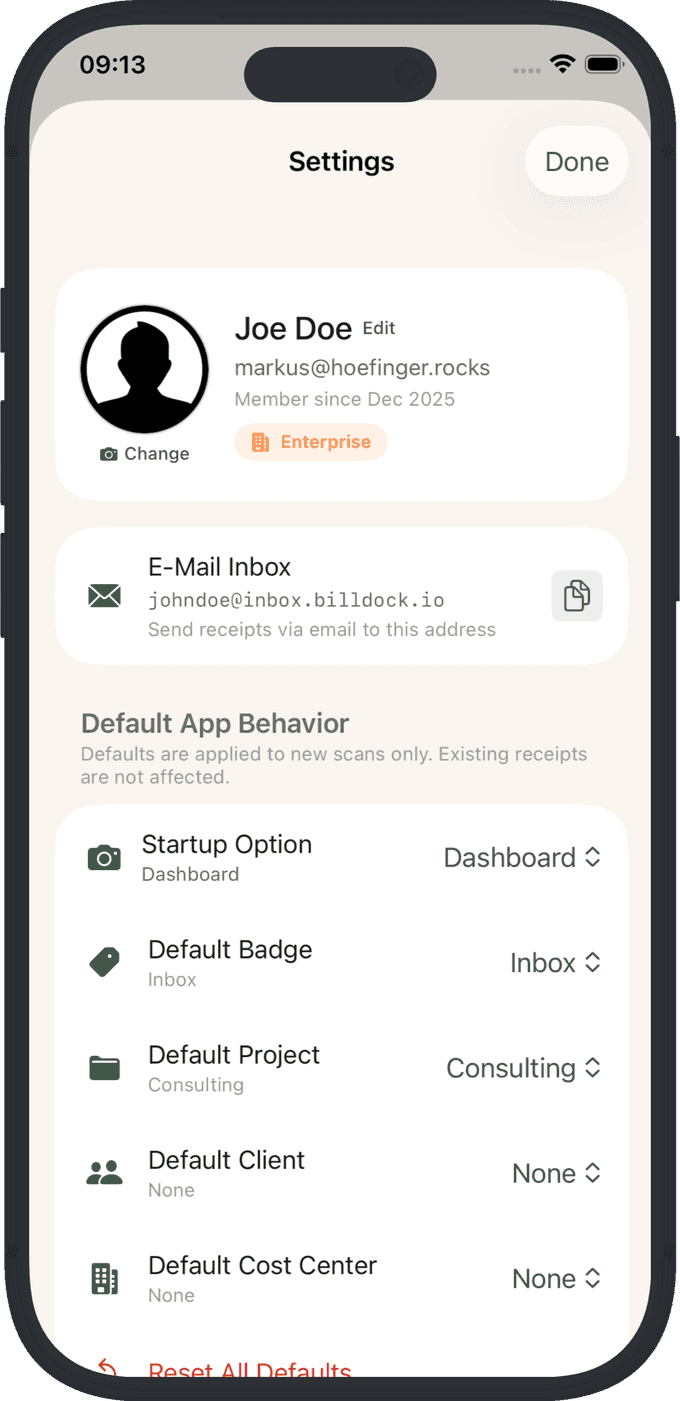 Personal Email Inbox