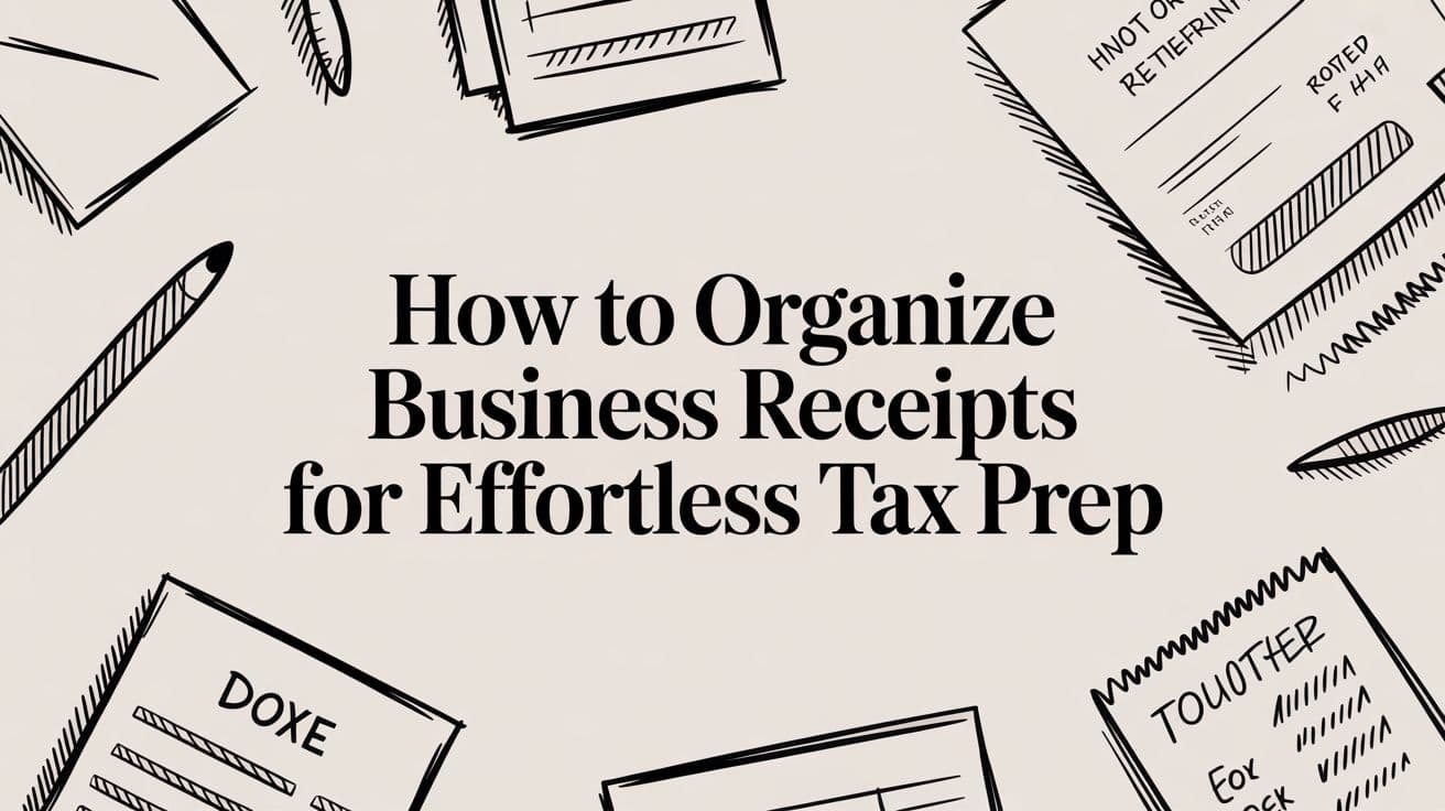How to Organise Business Receipts for Tax and Expense Reporting