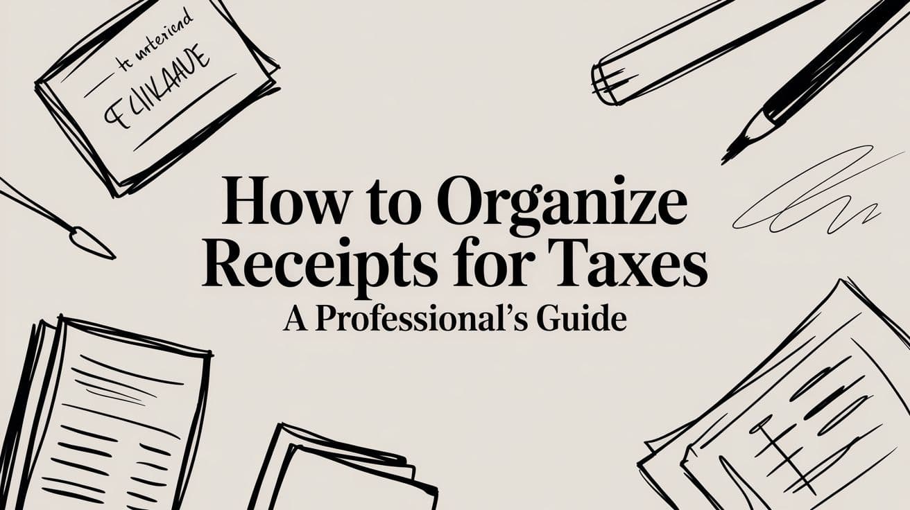 How to Organize Receipts for Taxes: A Professional's Guide