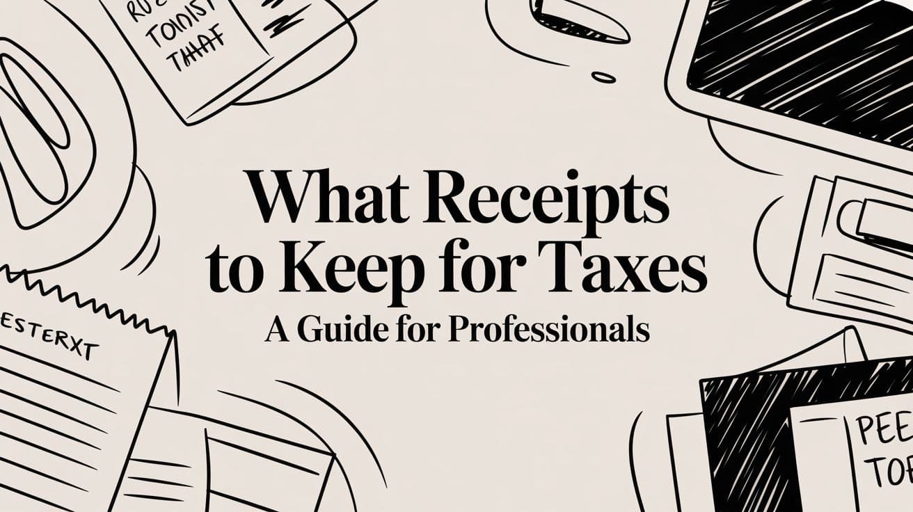 What Receipts to Keep for Taxes: A Professional's Guide